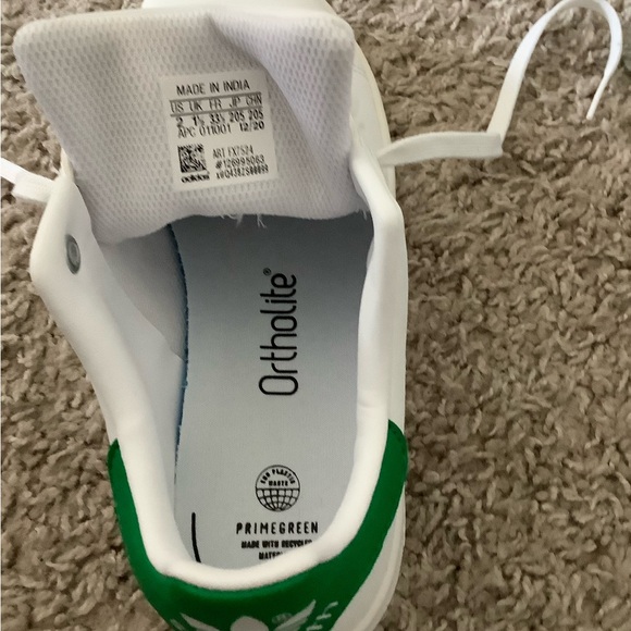 🔥🔥HOST PIC🔥🔥 Adidas White and Green Sneakers Low-Top Casual FX7524 - Picture 6 of 14